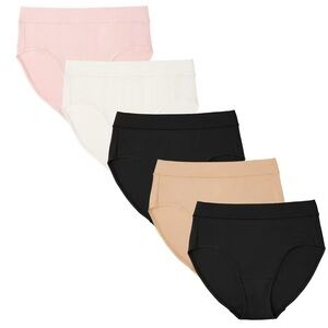 NWT Member's Mark Women's 5-Pack Supersoft Cotton Brief